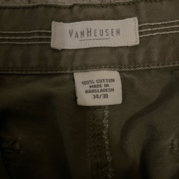 Van Heusen Dark Beige Khaki Pants 34x30 - Picture 4 of 4
